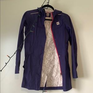 girls purple raincoat!